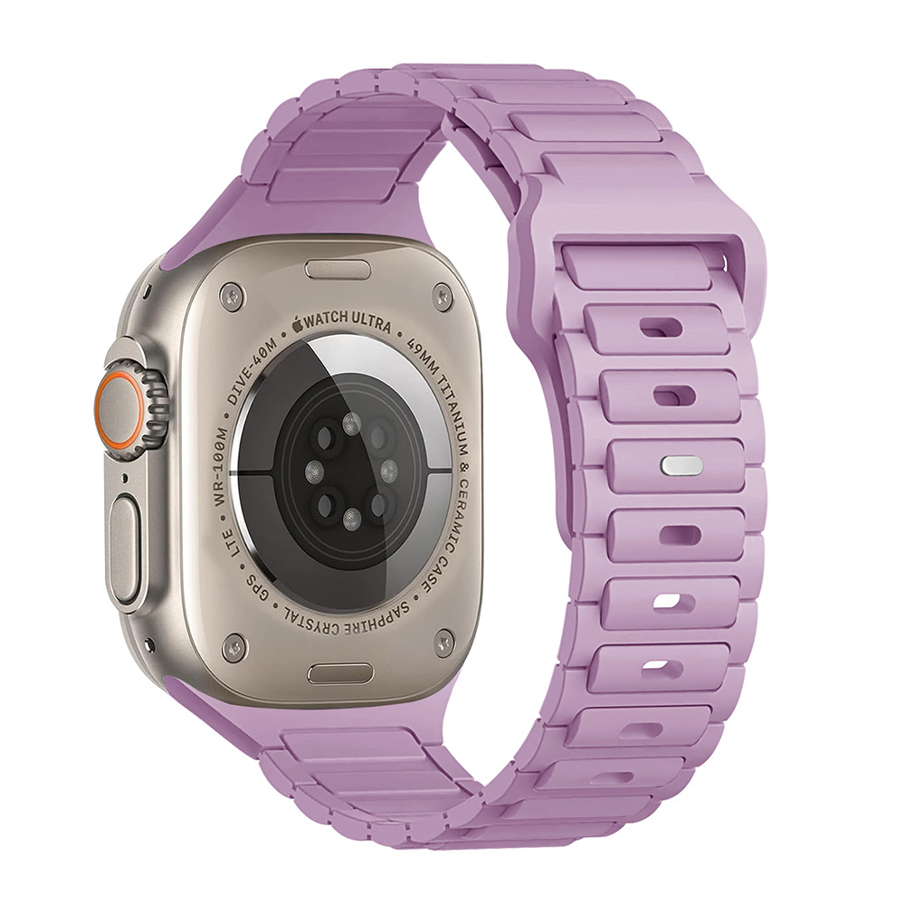 Aplicable para Apple i Watch Tres Perlas Silicone Brazalete Apple Watch9/8/SE/7/6/5/4/3/2/1