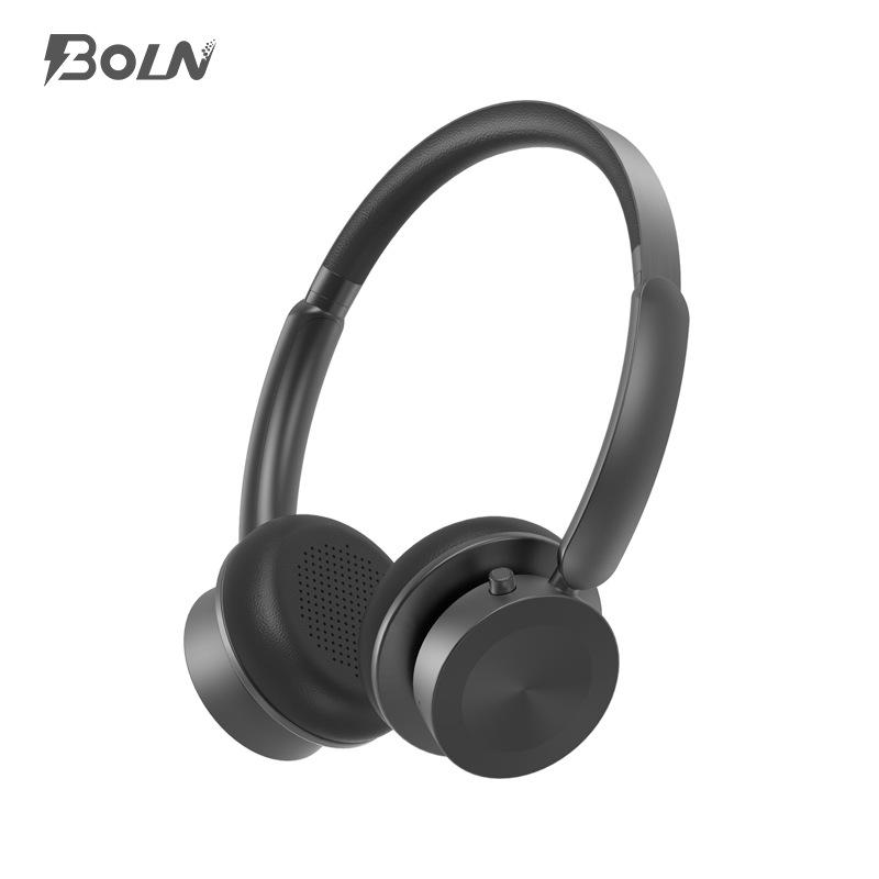 Nuevo modelo privado montado en la cabeza 2025 auriculares Bluetooth inalámbricos de reducción de ruido ANC larga duración metal retro spot