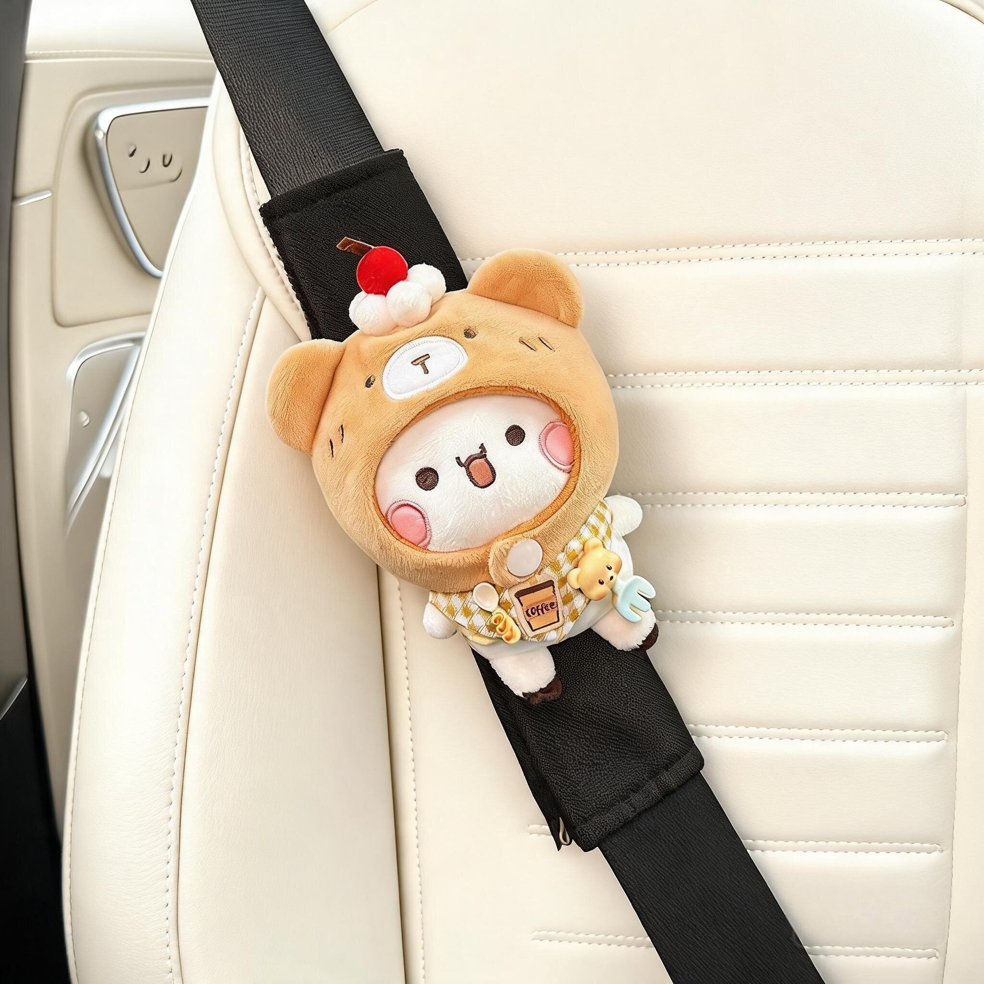 2026 Model Car Seatbelt Shoulder Pads, Decorative and Anti-Wear Clothing for Car Seatbelts, a Pair for Couples