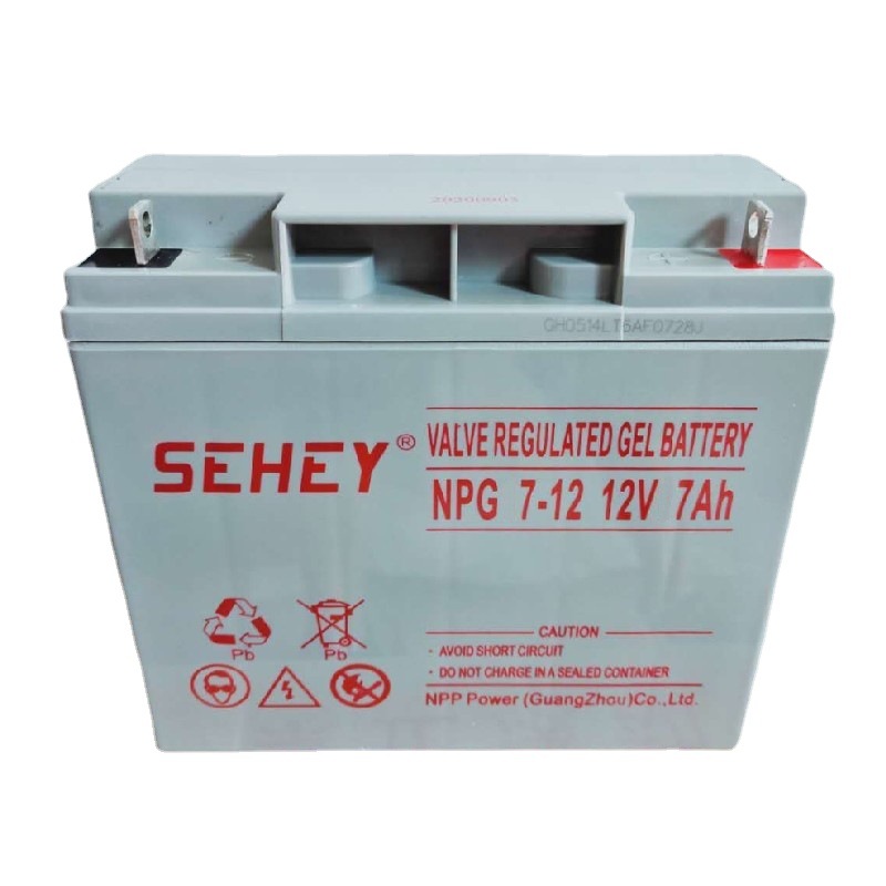 SEHEY德国西力蓄电池NPG7-12 免维护胶体电瓶12V7AH直流屏UPS电源