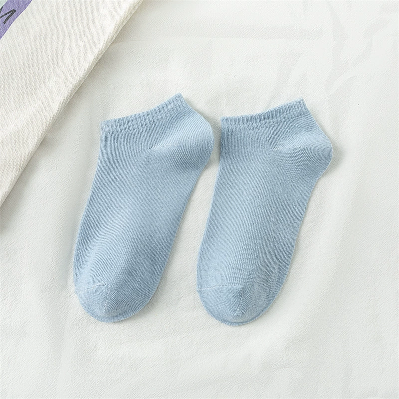 Summer thin low‑cut socks, women’s EU 35–40, assorted colors, individually packaged
