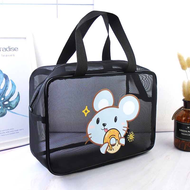 Bolsa de lavado de malla con fugas bolsa de baño de gran capacidad para mujeres bolsa de baño Portátil Bolsa de baño cesta de baño de viaje para hombres cesta de baño bolsa de almacenamiento