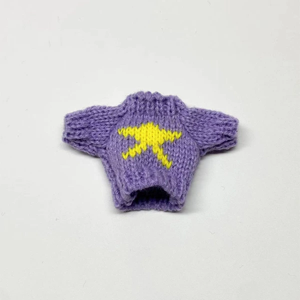 Purple pentagram sweater