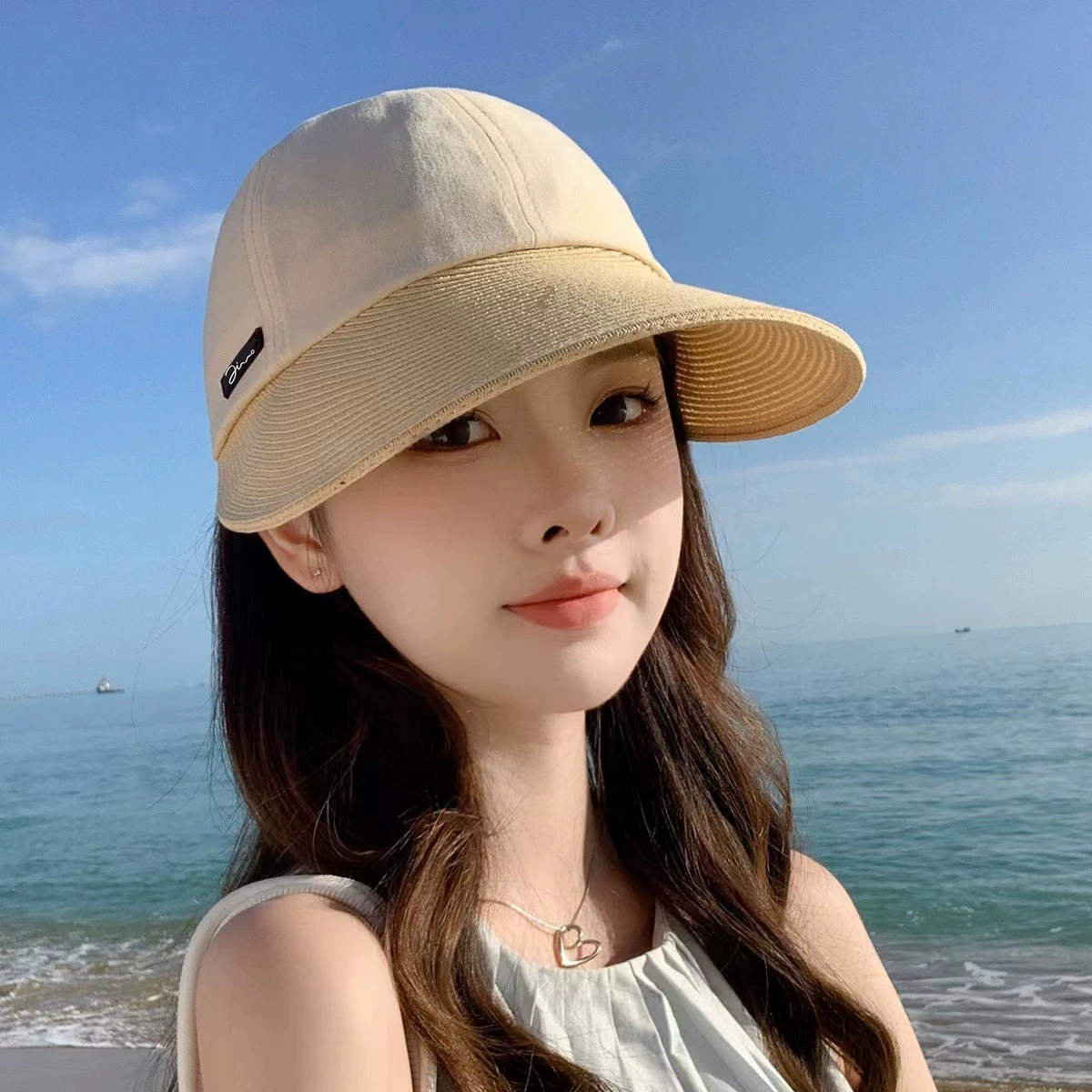 Breathable summer cap, sun hat solar-powered, Korean style