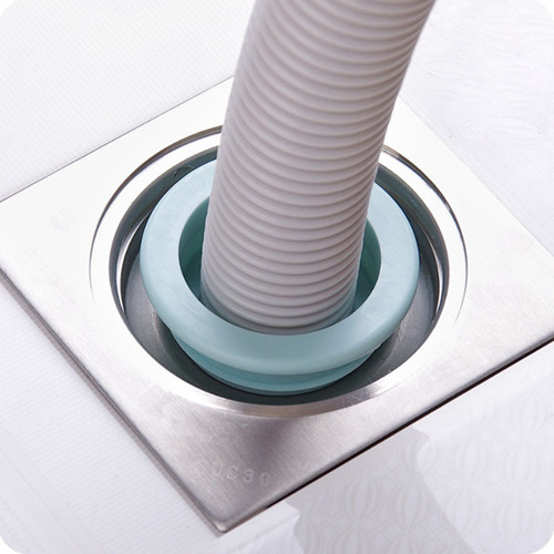 Wholesale sewer pipe anti-odor sealing ring floor drain plug washing machine drainage seal silicone anti-insect and anti-odor plug 50 tubes