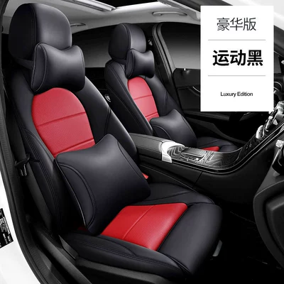 Modelə uyğun (Original) oturacaq örtükləri, New special car all-car - sports-black-deluxe-edition-customized