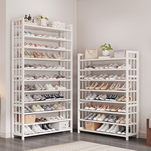 Doorway Shoe Cabinet Storage Rack Dormitory Home Space-Saving Large-Capacity Multi-Layer Shoe Rack Simple Storage Dust-Proof Hua Geng