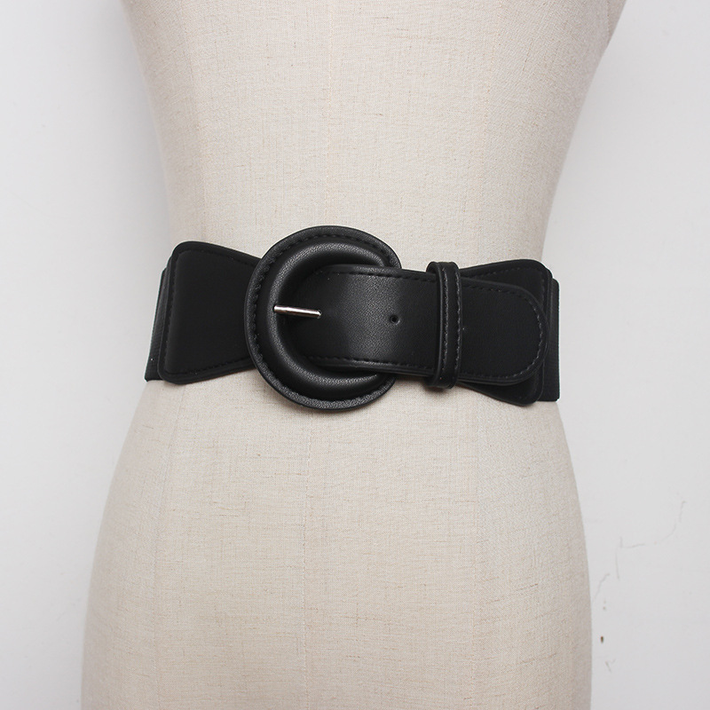 Belt Women's Decorative Fashionable Coat down Jacket with Skirt Sweater Suit Elastic Elastic Waist Girdle Wide Wholesale Belt Women's Decorative Fashionable Coat down Jacket with Skirt Sweater Suit Elastic Elastic Waist Girdle Wide Wholesale