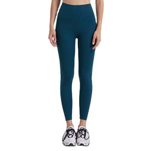 LULU same style high-waisted nude-feeling yoga pants for women without embarrassing lines, elastic tight-fitting hip-lifting sports and fitness leggings