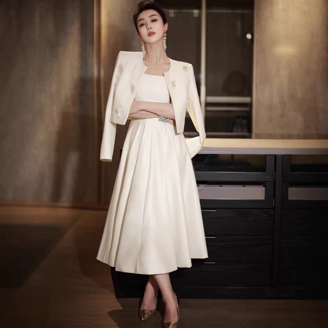 Женский, элегантный и элегантный, французский блестящий бисер