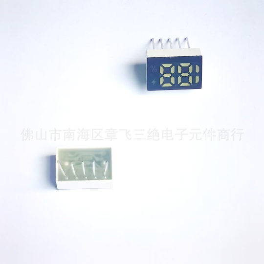 188 battery percentage display digital tube 0.25 inch 2-bit semi-bright white digital tube display