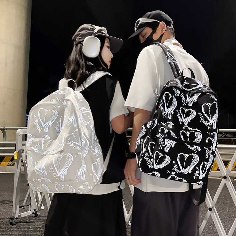 Trendy Brand Original Schoolbag Female Junior High School Senior high school Students Large Capacity Backpack Men's College Students Leisure Travel Backpack
