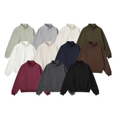 RUIIENRS x ROPUCHA 2025 秋季新款半拉链立领宽松做旧卫衣FW350