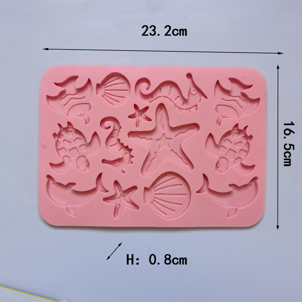 Hippocampus 418 molde de silicona para pastel de chocolate molde de pan herramientas de horneado