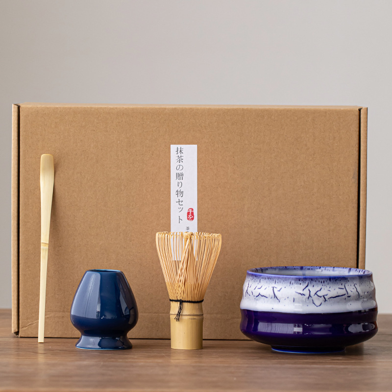 Juego de batidor de matcha japonés hecho a mano, soporte de bambú para batidor, juego de batidor de té, herramientas para la ceremonia del té de la dinastía Song