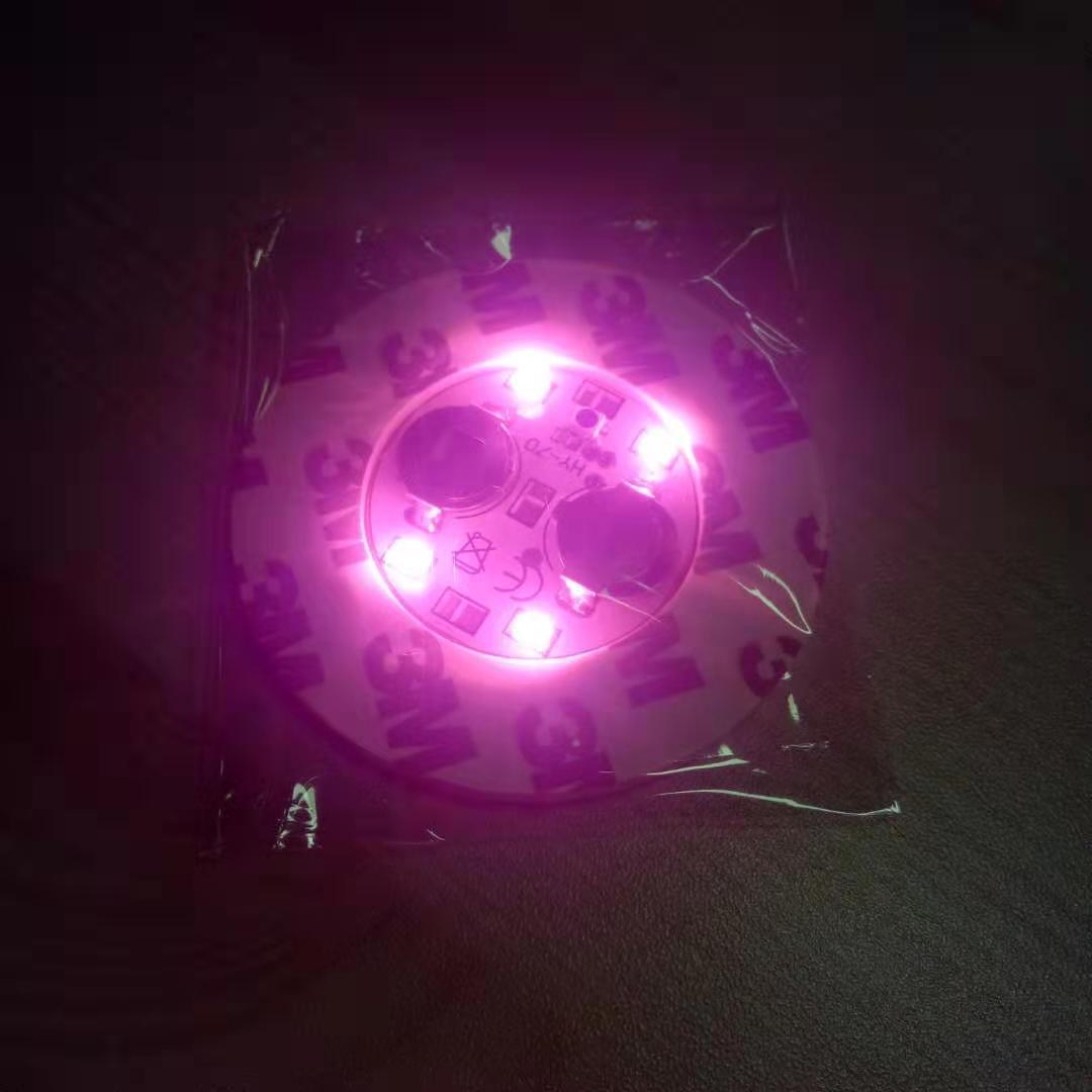 EVA montaña luminosa LED colorido flash botella de vino pegatinas 6cm botella desechable pegatinas luminoso Festival de Música atmósfera suministros