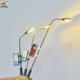 Mini miniature horse street lamp model micro landscape scene building sand table miniature luminous small street lamp led advertising light