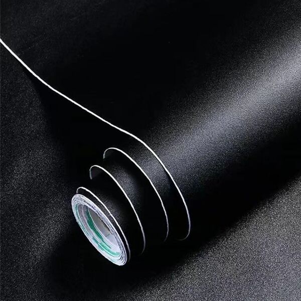 Black self-adhesive sticker