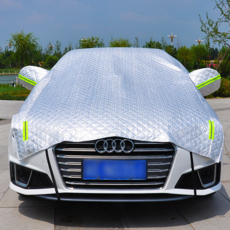 Car snow cover, sunshade, front windshield snow cover, insulated sunshade, thickened sunshade, half-cover car cover