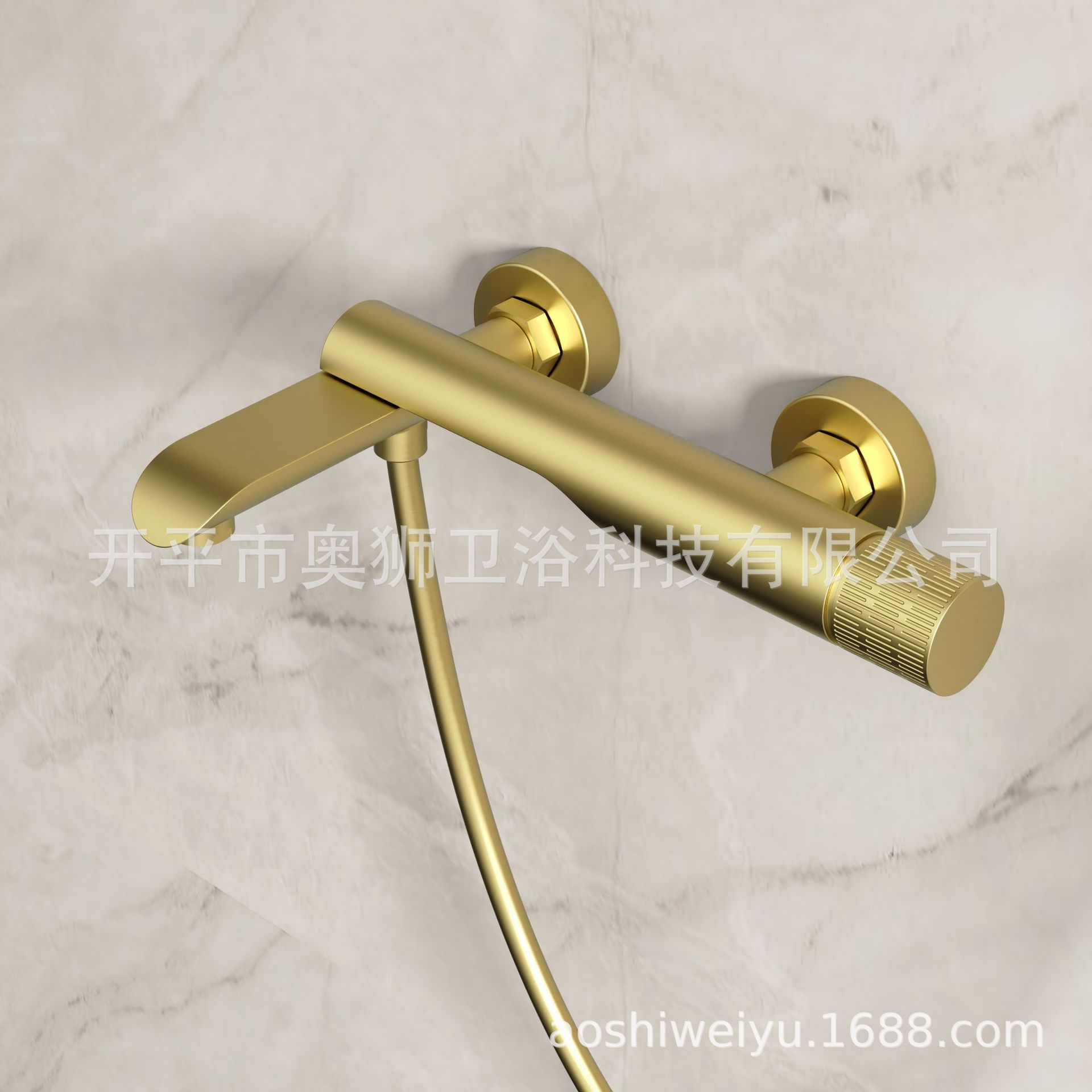 8128 brushed gold single body