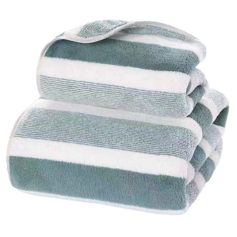 coral bath towel