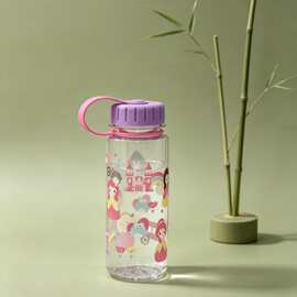 随身收纳 500ml 塑料水杯扁平杯身小包可装逛街出行轻便防漏喝水