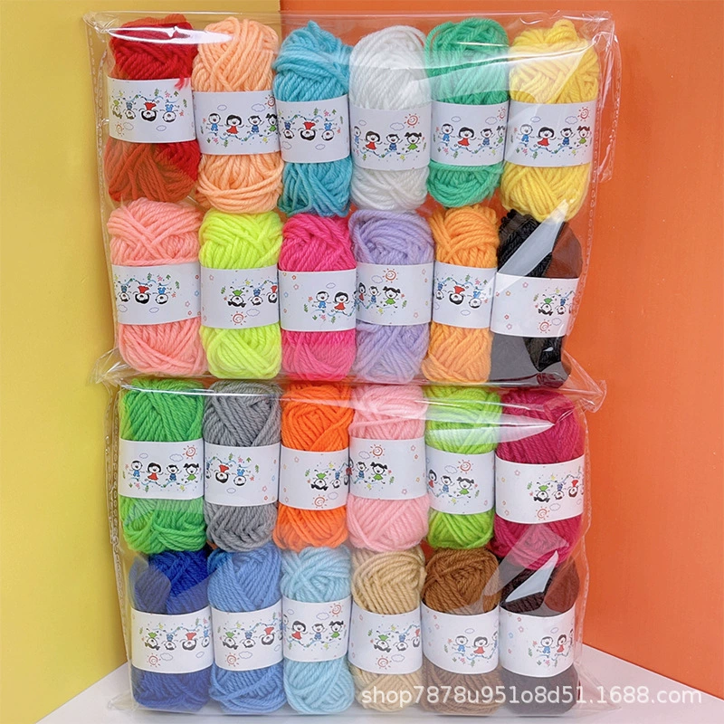 Цветная шерсть, 12 цветов, детские шерстяные шарики ручной работы, детский сад, вязальная паста, материалы для рисования, оптовая продажа