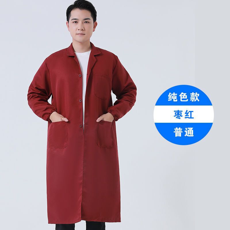 作業服コート、耐摩耗性、防汚性、男性用と女性用のロングブルーコート、倉庫管理、飼育、運搬、労働保護作業用防塵カバー|undefined