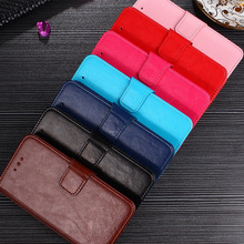 适用夏普R9Pro手机皮套AQUOS R9翻盖支架插卡疯马纹wish 5手机壳