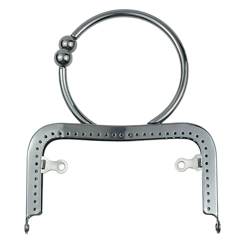 12.5cm cintura cóncava brillante pulsera en forma de O oro brazalete creativo accesorios de bolsas de mano