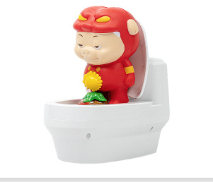 진짜 돼지 남자 + 까다로운 화장실 세트