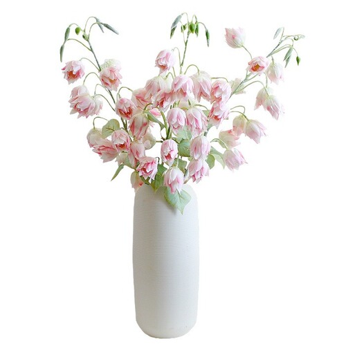 Manufacturer wholesale wedding wedding decoration silk flowers fake flowers floristry lily of the valley ins wind fresh artificial flowers windbell flower
