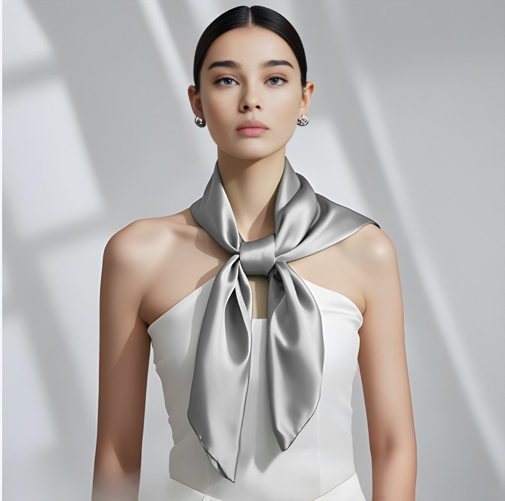 Elegante bufanda cuadrada grande estilo viajero para mujer, estampado ecuestre, seda de alta calidad, versátil, tipo collar o pañuelo para la cabeza._voghion.com