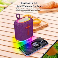 新款小音响蓝牙音箱大功率小钢炮蓝牙5.4便携式迷你小音响批发