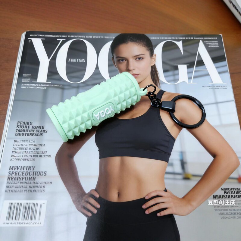 Cross-Border Fitness Keychain, Personalized Creative Yoga Foam Roller Keychain, Trendy Bag Pendant, Direct Sales from the Manufacturer Cross-Border Fitness Keychain, Personalized Creative Yoga Foam Roller Keychain, Trendy Bag Pendant, Direct Sales from the Manufacturer