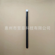 [专利授权]现货烫眊毛宽款硅胶宽平头刷 大闪片眼影棒 硅胶平眉刷