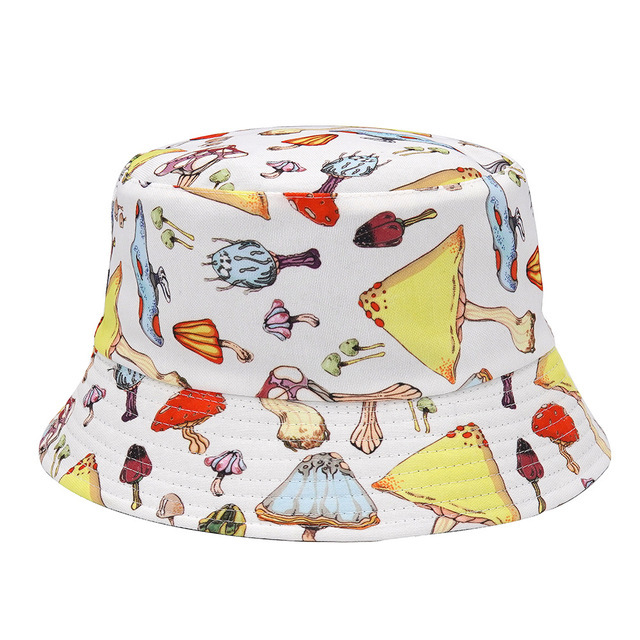 Sombrero de Sol de verano Sombrero de cubo de pato amarillo reversible para hombres