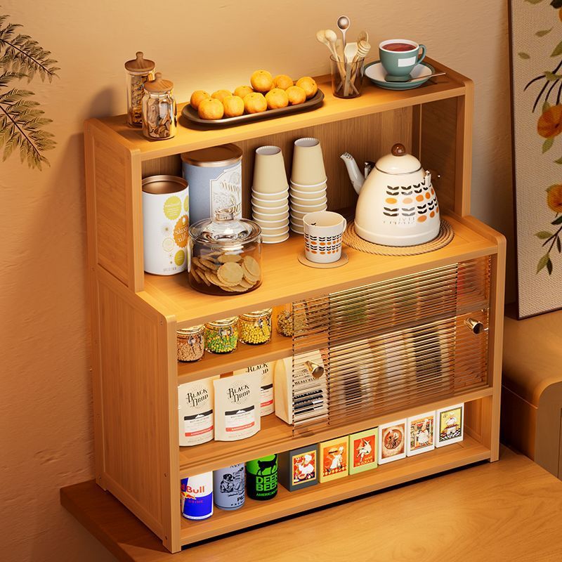 收纳置物架家用桌面茶具收纳架餐边柜水杯架多功能碗碟整理架|undefined