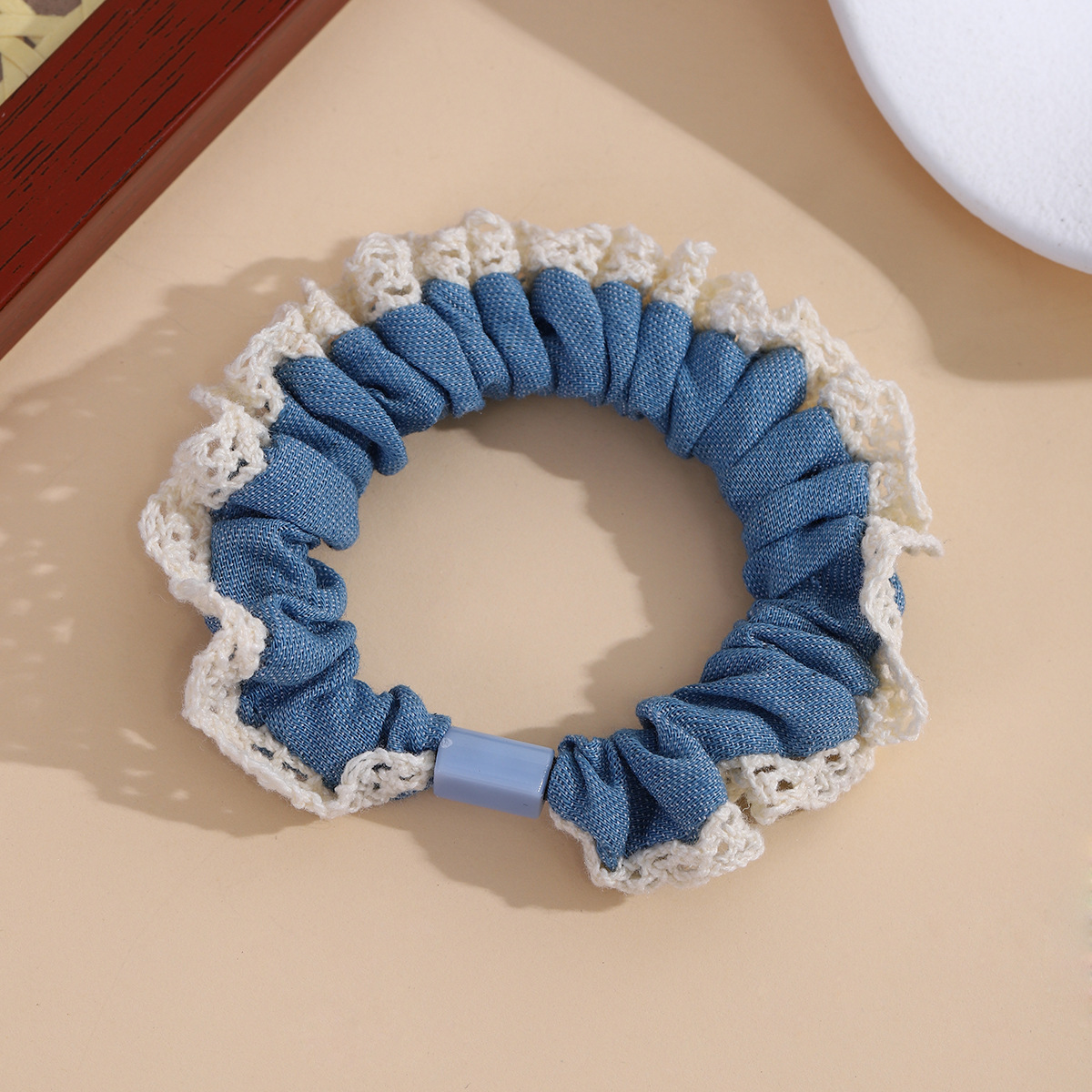 Anillo de cabello para niños niñas lindas ondas de punto de estrella cuerda de cabello para niñas cuerdas de cola de caballo para niñas joyas de cabello para bebés