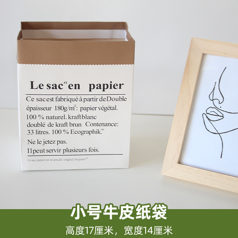 Pequeña bolsa kraft