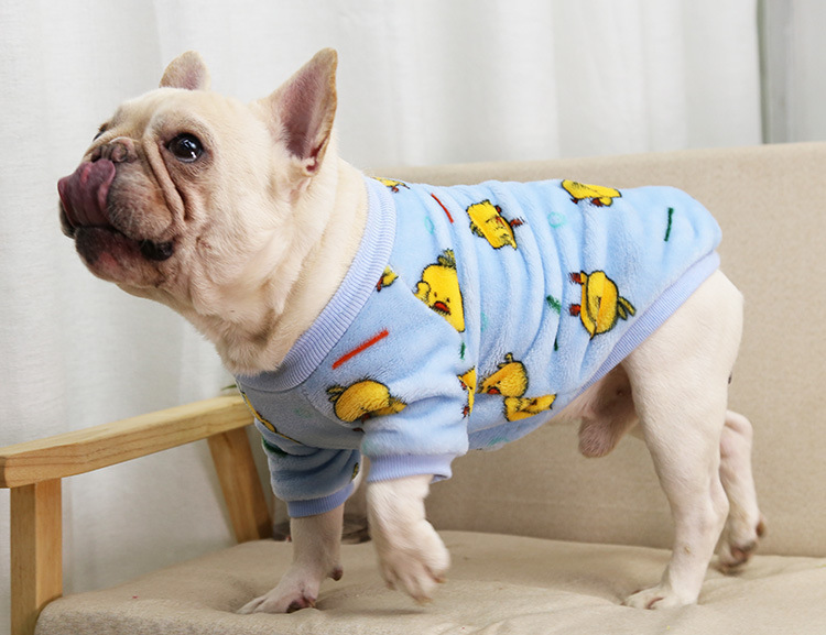Christmas Elk Medium and Large Dog French Bulldog Puppy Autumn and Winter Pet Supplies Cat Two legged Fleece Clothes Teddy_voghion.com