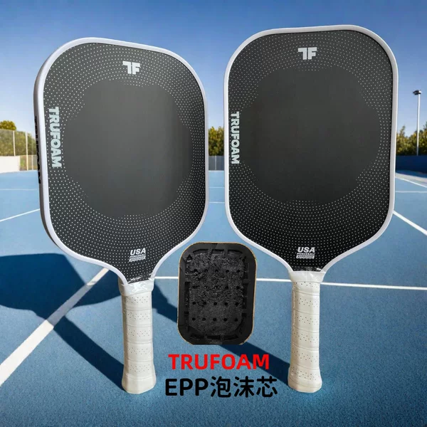 New Dongli carbon fiber wide-body Square Full Foam pickleball paddle with a full foam core