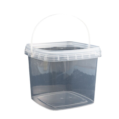 Factory sales wholesale square barrel transparent plastic barrel packaging barrel portable round barrel food small barrel chemical barrel pp with lid