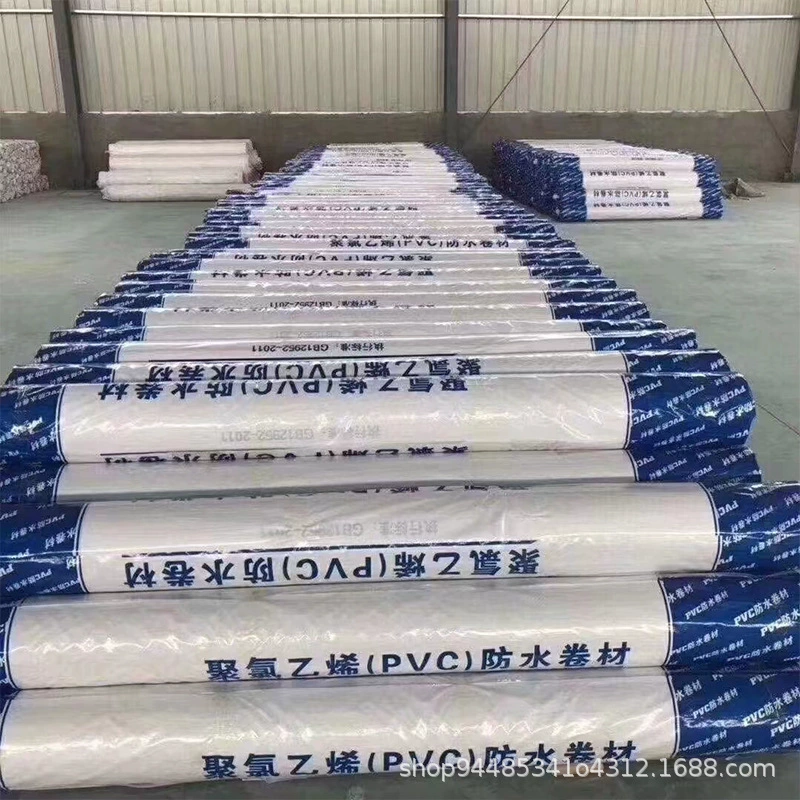 Поливинилхлорид ПВХ многоцелевой водонепроницаемый мембраны для строительства крыши улучшенный подвал инженерный водонепроницаемый материал