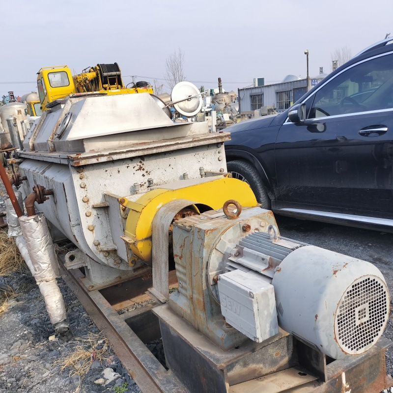 处理二手双轴桨叶干燥机 工业真空干燥设备 不锈钢化工烘干机