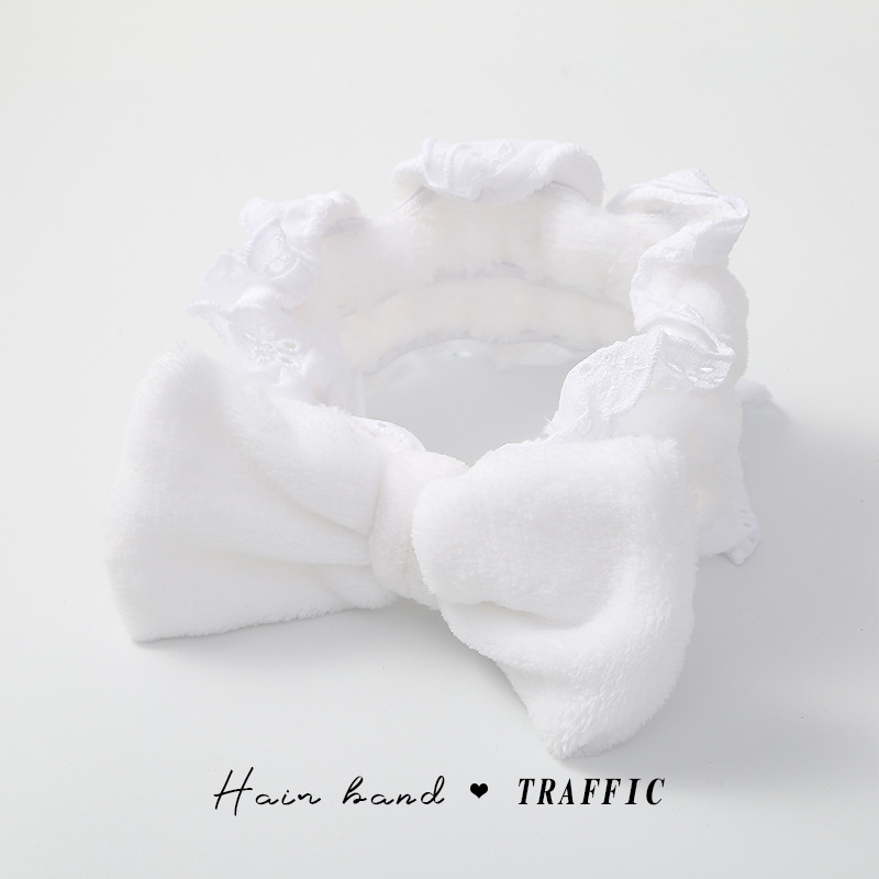 Diadema de felpa de dibujos animados 2025, antideslizante, para maquillaje o spa, estilo lindo