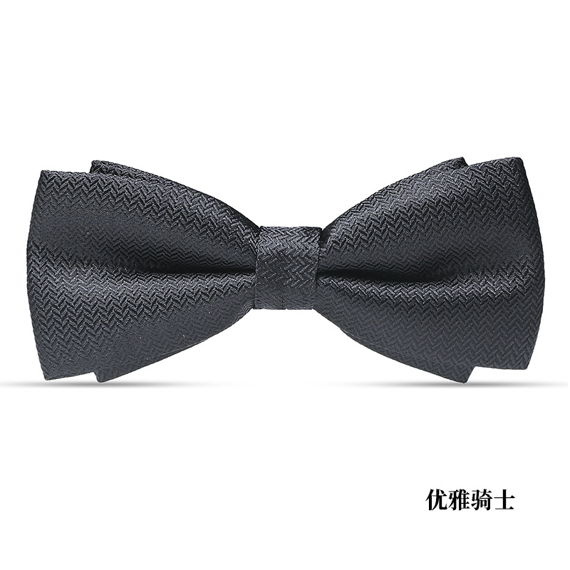 우아한 블랙 나이트 나비넥타이♜