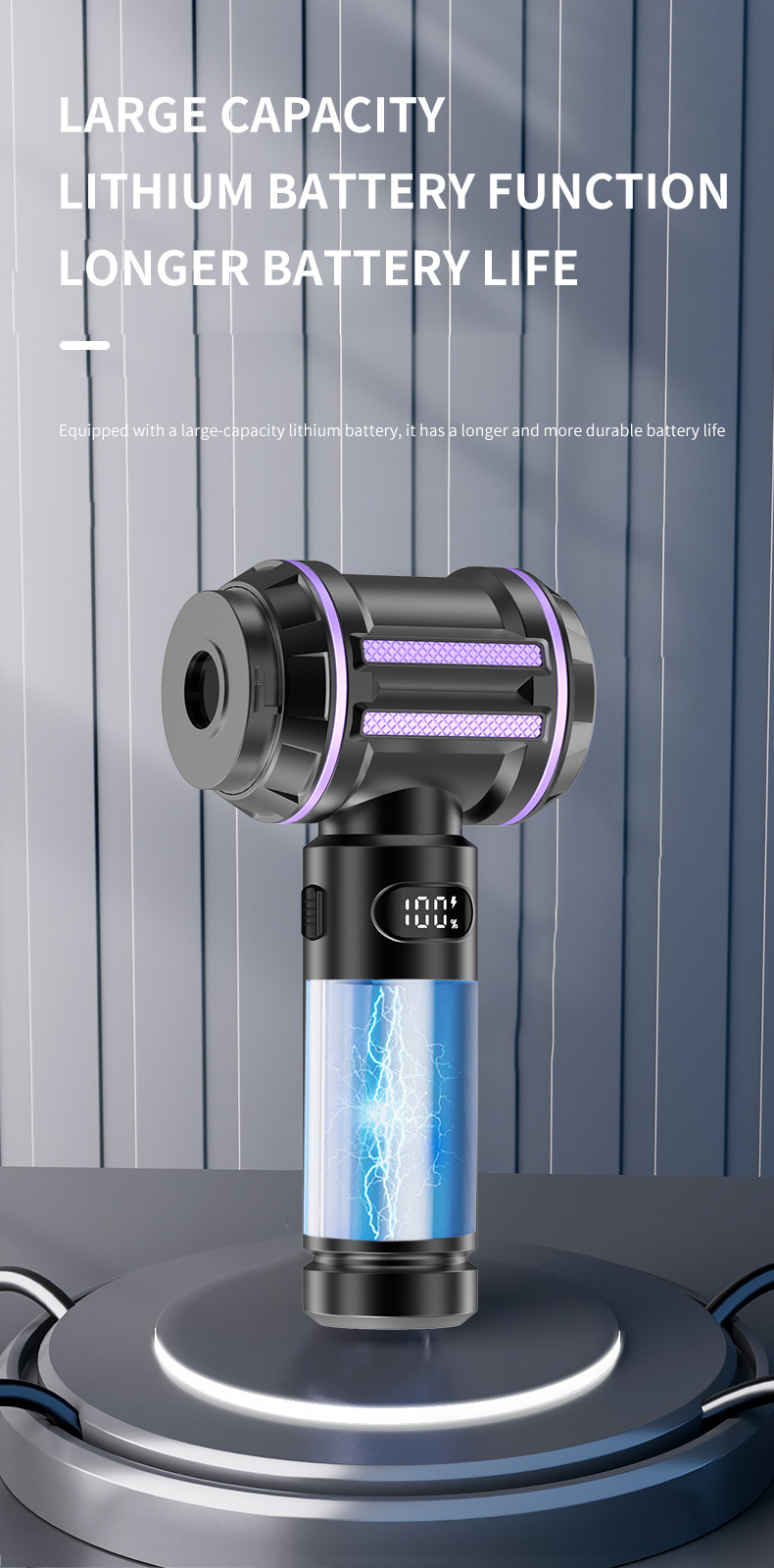 Wireless car vacuum cleaner for interior cleaning, suitable for home and car use, powerful mini vacuum cleaner for small vehicles