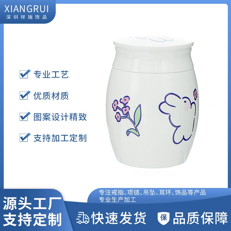 Трансграничная Горячая продажа домашних животных мультфильм памятные пепел бутылка кошка и собака шерсть животных пепел бутылка алюминиевый сплав пепел банка