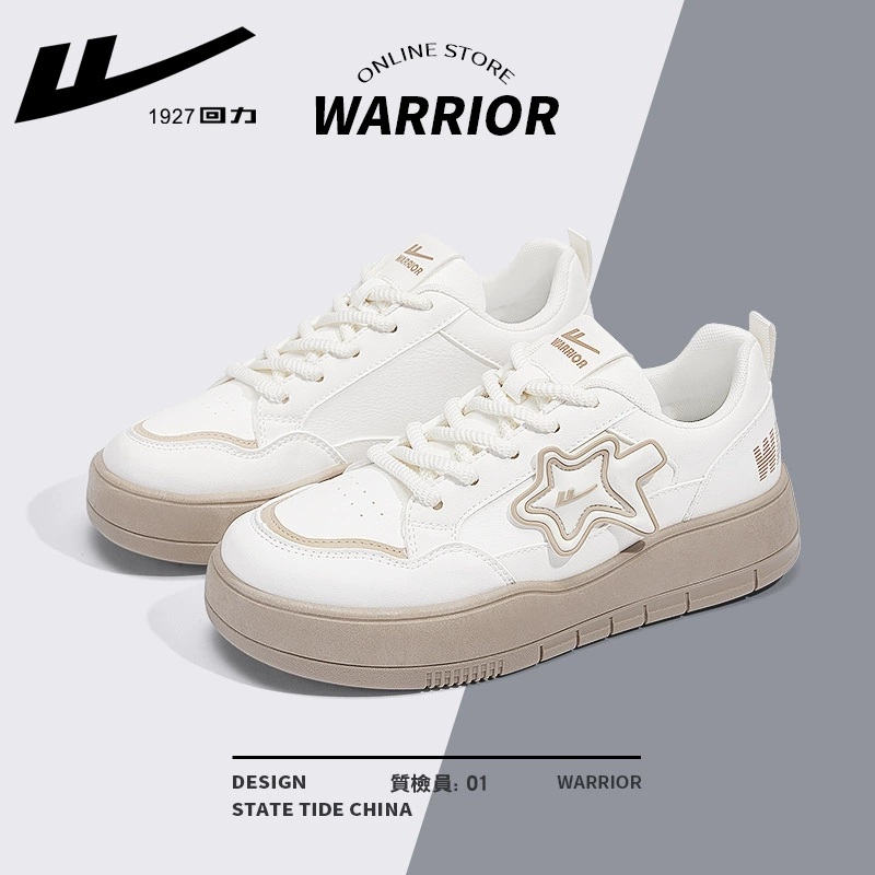 Warrior, белые туфли на платформе, обувь для отдыха, универсальные кроссовки